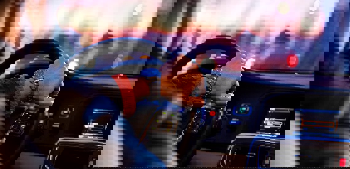 Transport by car to Leiden